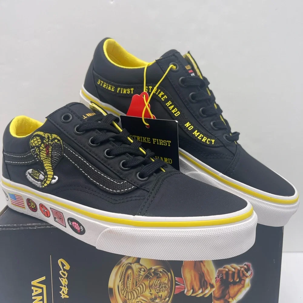 Vans WMNS Old Skool Cobra Kai Black/Yellow/White Sneakers VN0A3WKT05N